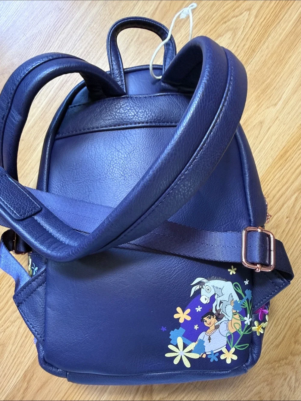 Loungefly Disney Parks Navy Floral Backpack - 